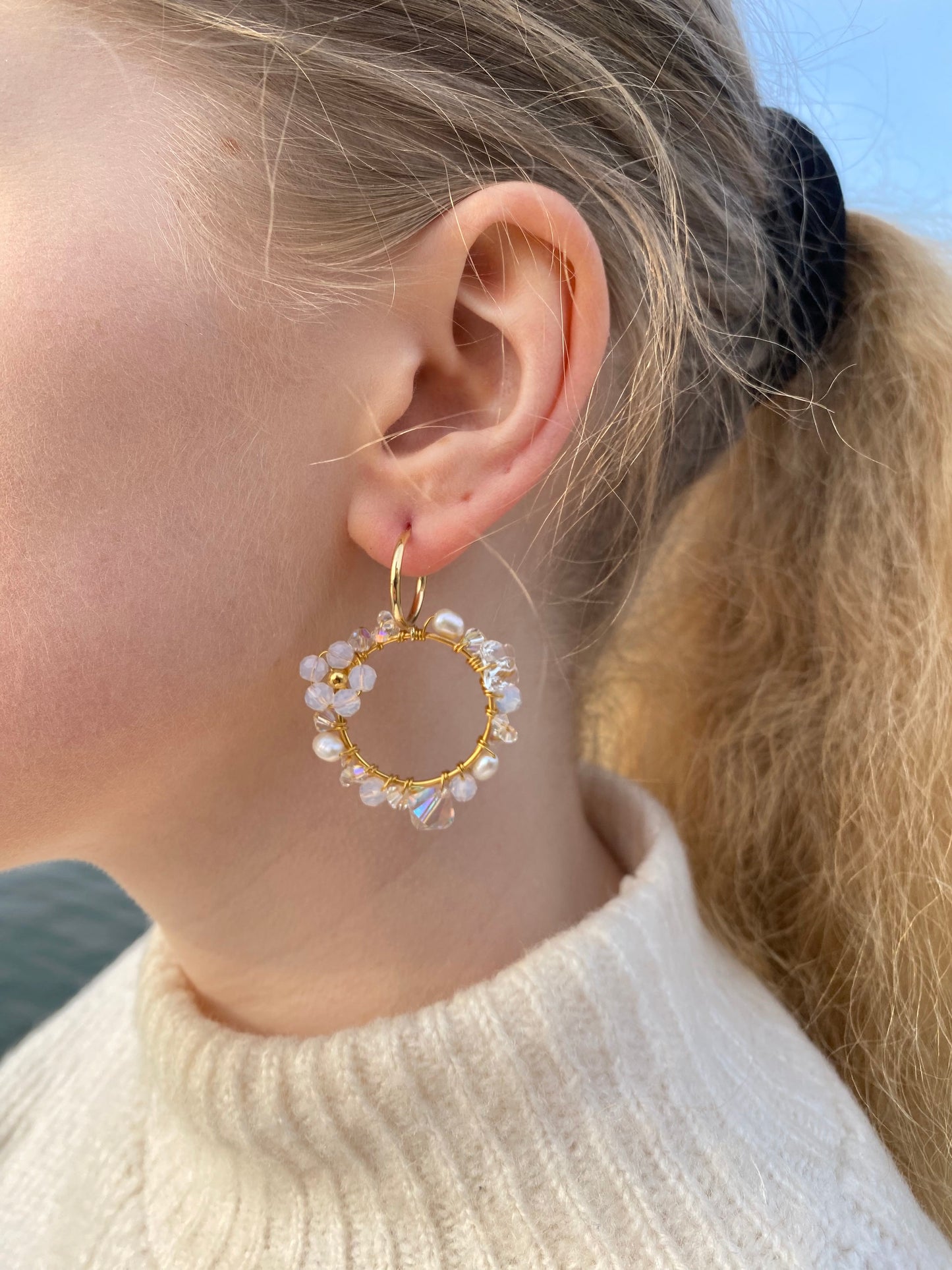 Keskikesä & Mini Mini -korusetti, kullattu hopea