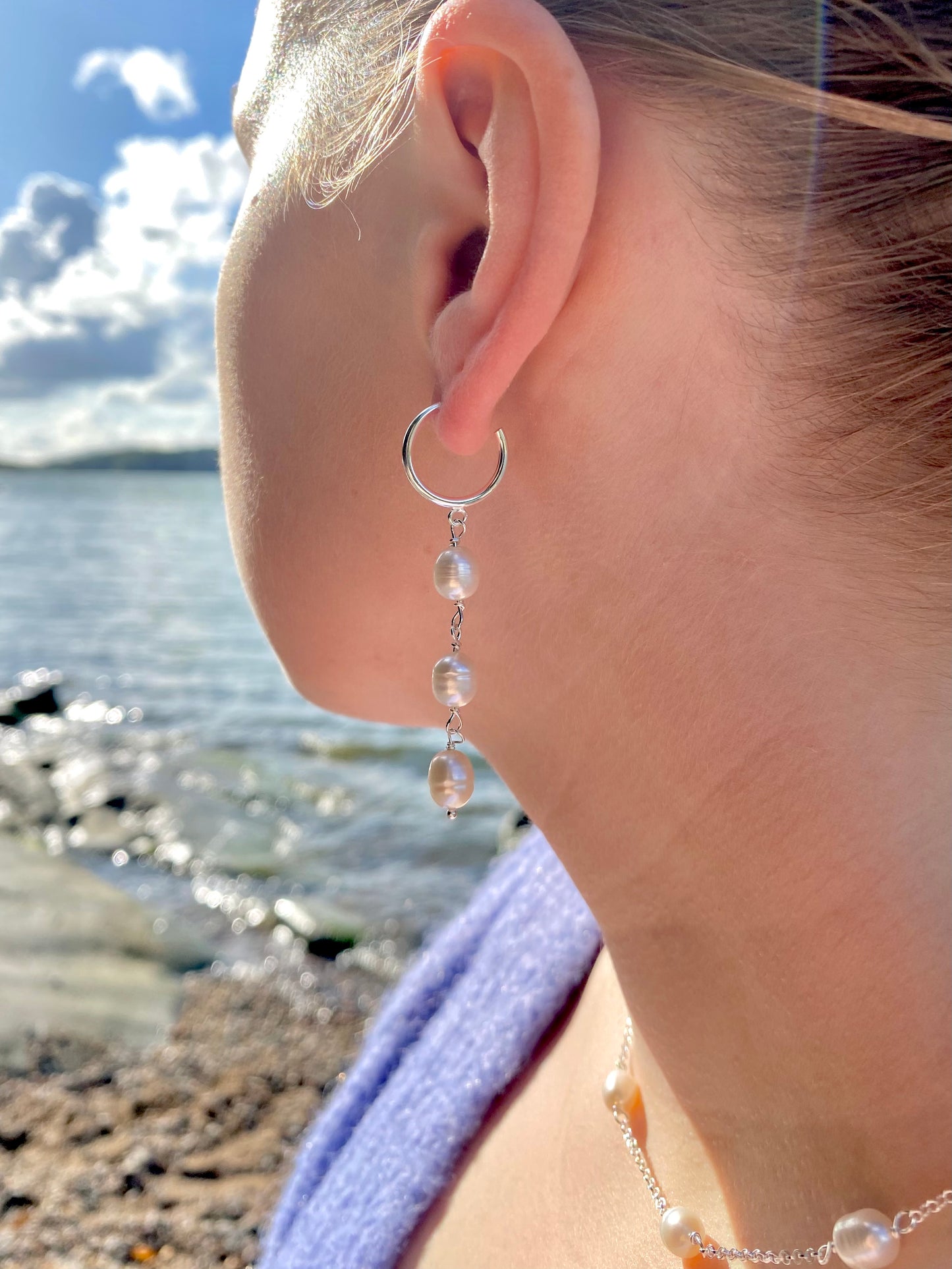 Aarteeni-korusetti, helmi, hopea