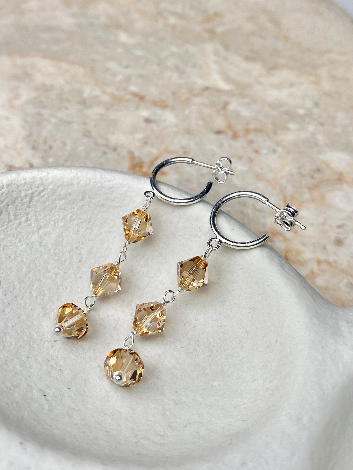 Aarteeni-korusetti, beige, hopea