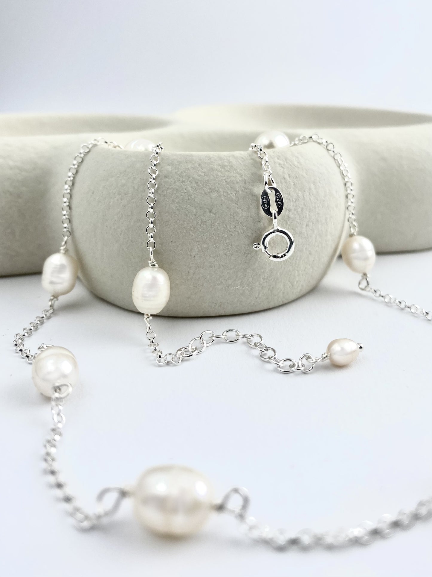 Aarteeni-korusetti, helmi, hopea