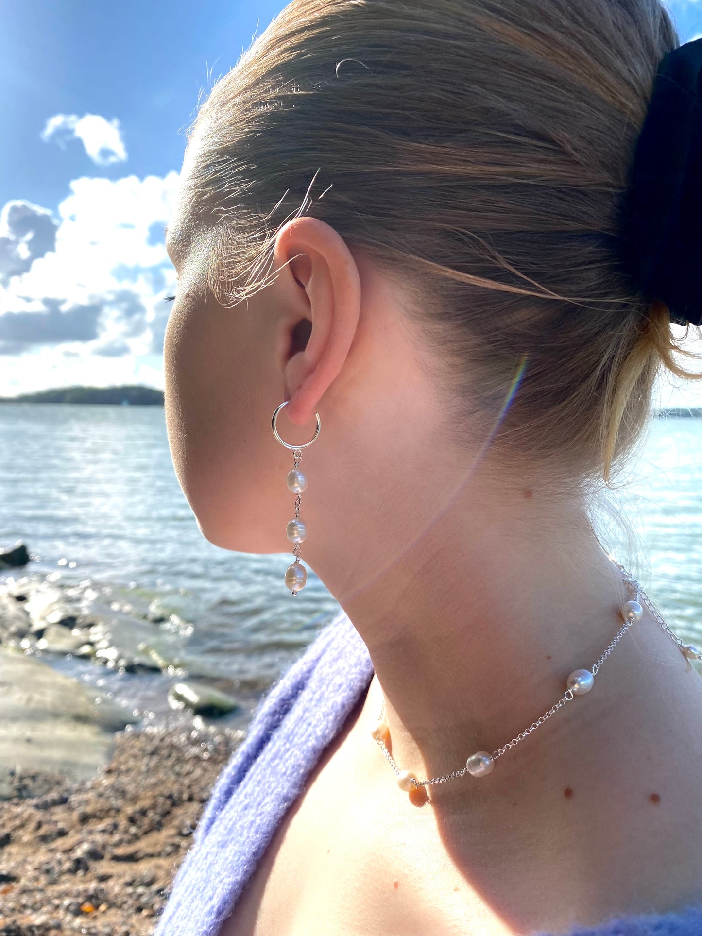 Aarteeni-korusetti, helmi, hopea