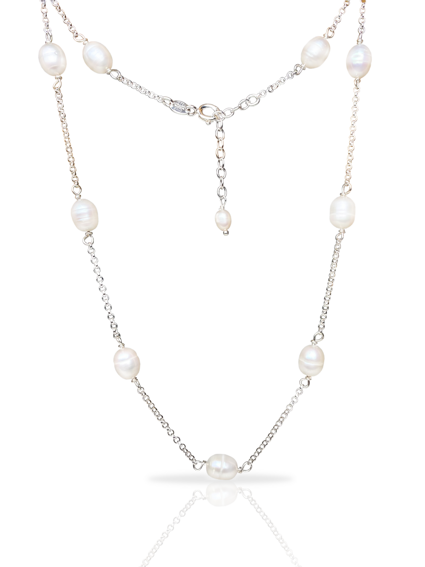 Aarteeni-kaulakoru, helmi, hopea